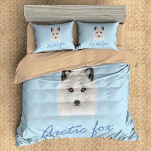 Arctic Fox Duvet Cover and Pillowcase Set Bedding Set