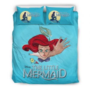 Ariel Disney 2225 Duvet Cover and Pillowcase Set Bedding Set