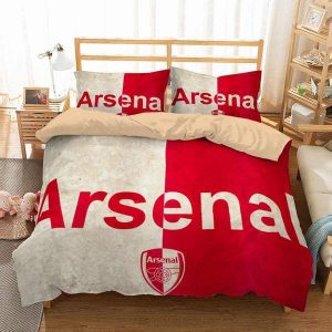 Arsenal F C 2 Duvet Cover and Pillowcase Set Bedding Set