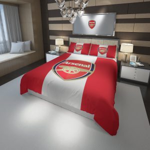 Arsenal Fc Football Club 1 Duvet Cover and Pillowcase Set Bedding Set