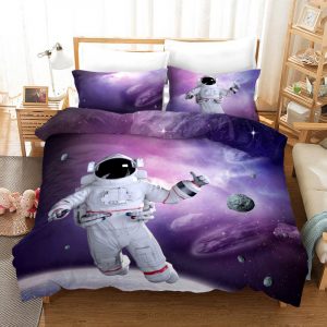 Astronaut 06 Duvet Cover and Pillowcase Set Bedding Set