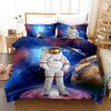Astronaut 07 Duvet Cover and Pillowcase Set Bedding Set