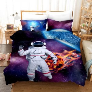 Astronaut 08 Duvet Cover and Pillowcase Set Bedding Set