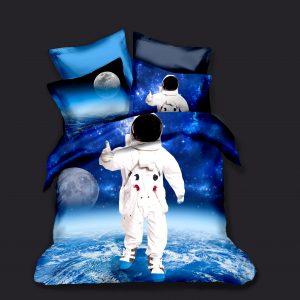 Astronaut 2 Duvet Cover and Pillowcase Set Bedding Set