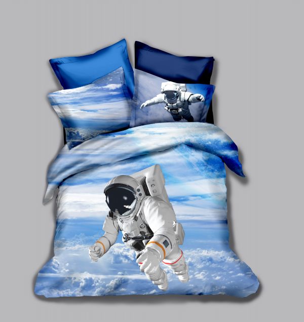 Astronaut 4 Duvet Cover and Pillowcase Set Bedding Set