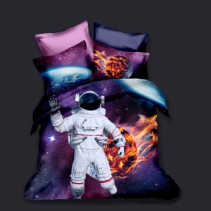 Astronaut 7 Duvet Cover and Pillowcase Set Bedding Set