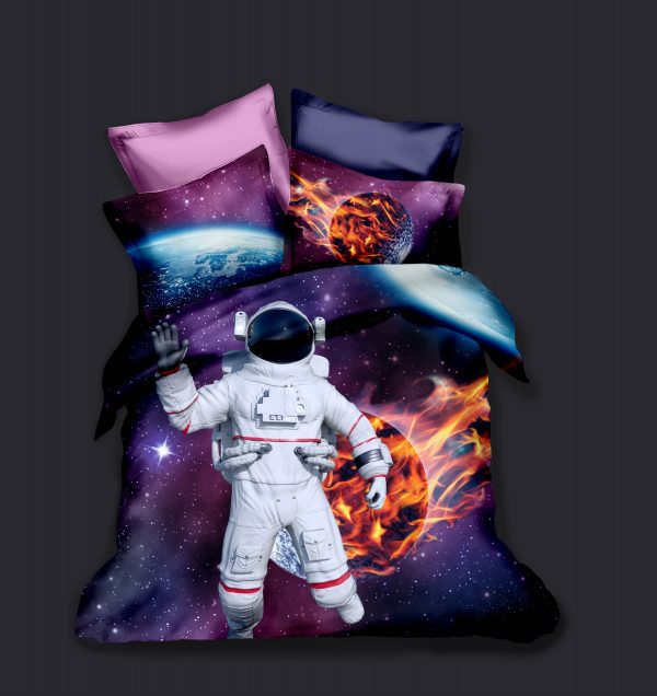 Astronaut 7 Duvet Cover and Pillowcase Set Bedding Set