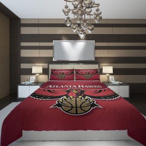 Atlanta Hawks 11 NBA Basketball ize Duvet Cover and Pillowcase Set Bedding Set