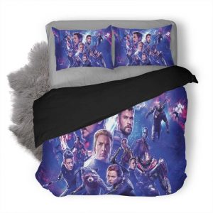 Avengers End Game 10 Duvet Cover and Pillowcase Set Bedding Set
