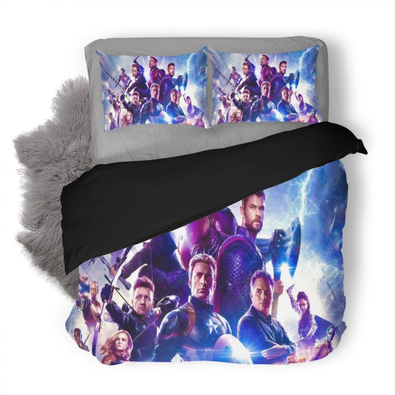 Avengers End Game 18 Duvet Cover and Pillowcase Set Bedding Set