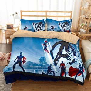 Avengers Endgame Duvet Cover and Pillowcase Set Bedding Set 729