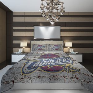 Basketball Cavaliers Cleveland Nba Poster 1666265 Duvet Cover and Pillowcase Set Bedding Set