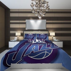 Basketball Jazz Nba Utah 1668913 Duvet Cover and Pillowcase Set Bedding Set 1126