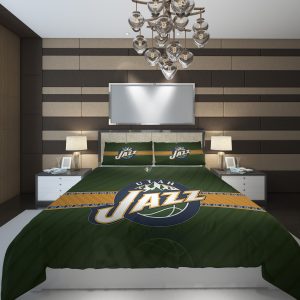 Basketball Jazz Nba Utah 1668935 Duvet Cover and Pillowcase Set Bedding Set 1127