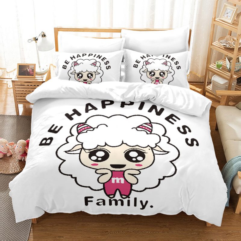 Be Happiness Family Duvet Cover and Pillowcase Set Bedding Set Be Happiness Family Duvet Cover and Pillowcase Set Bedding Set