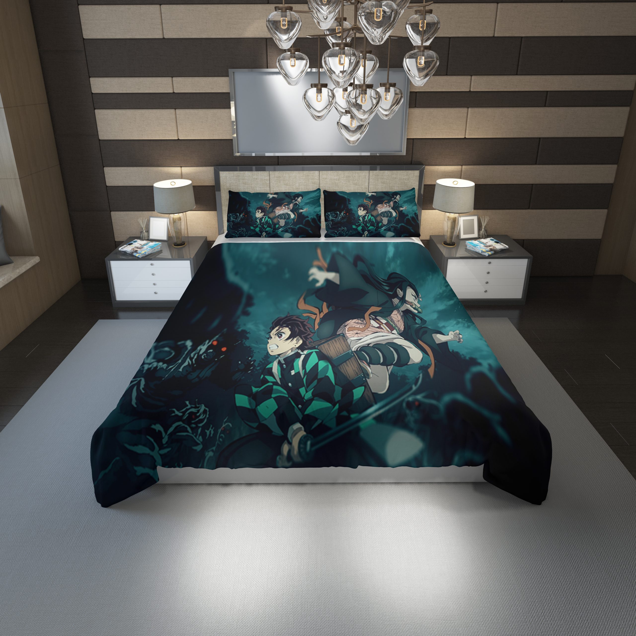 Blade Of Demon Destruction Duvet Cover and Pillowcase Set Bedding Set 1132 Blade Of Demon Destruction Duvet Cover and Pillowcase Set Bedding Set 1132