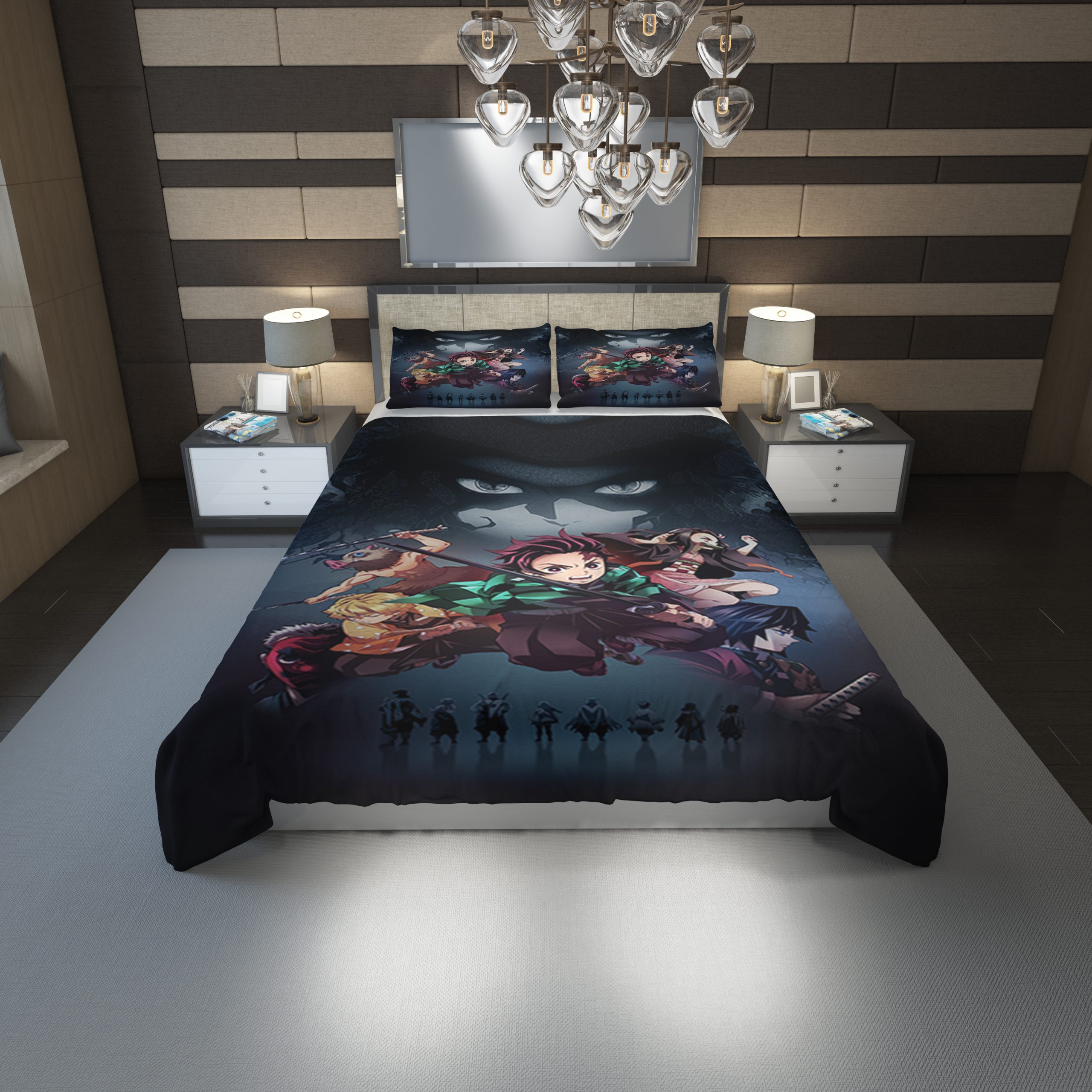 Blade Of Demon Destruction Duvet Cover and Pillowcase Set Bedding Set 1134 Blade Of Demon Destruction Duvet Cover and Pillowcase Set Bedding Set 1134
