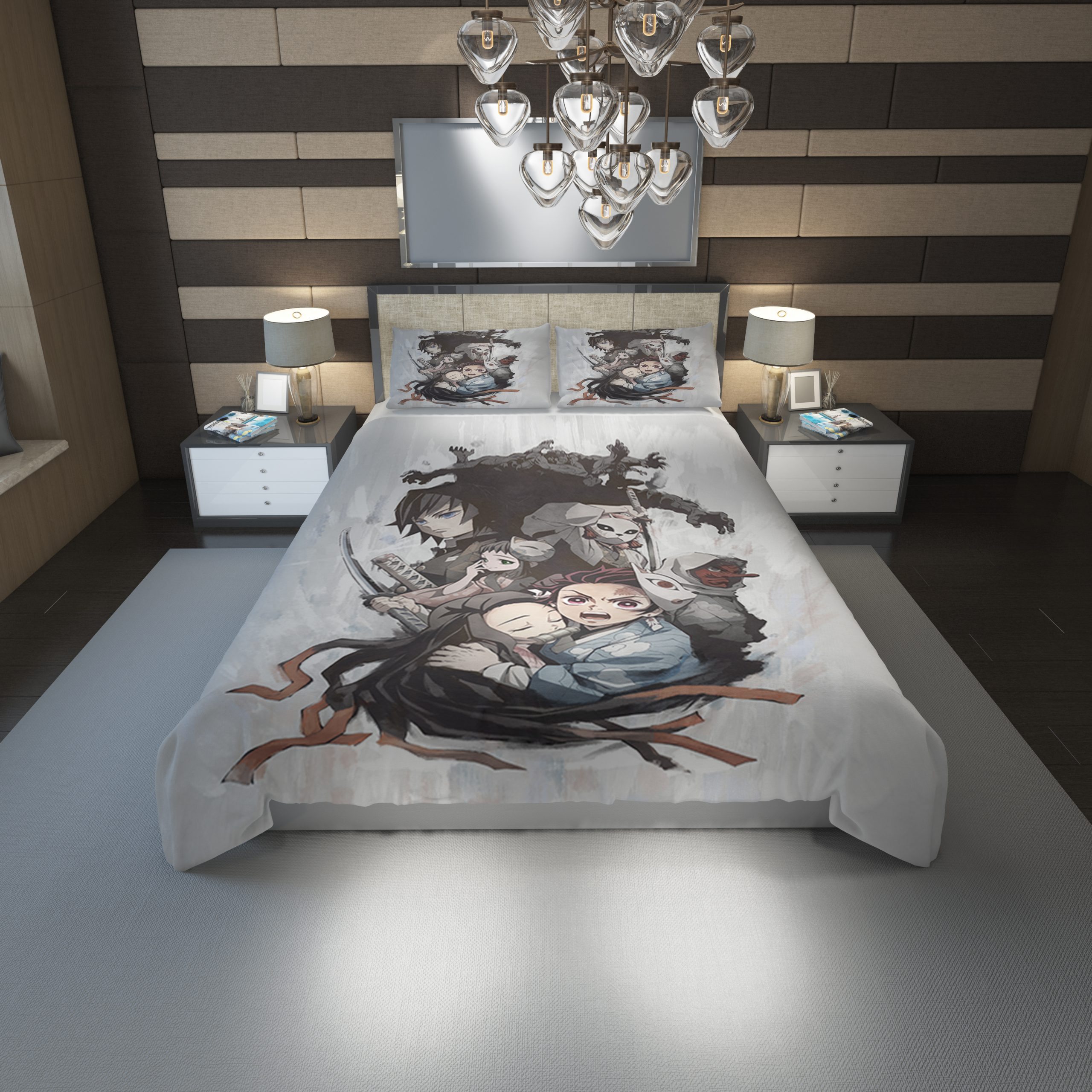 Blade Of Demon Destruction Duvet Cover and Pillowcase Set Bedding Set 1138 Blade Of Demon Destruction Duvet Cover and Pillowcase Set Bedding Set 1138