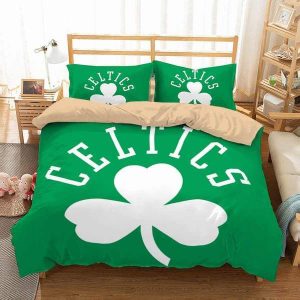 Boston Celtics 2 Duvet Cover and Pillowcase Set Bedding Set