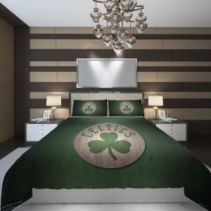 Boston Celtics 2 NBA Basketball ize Duvet Cover and Pillowcase Set Bedding Set