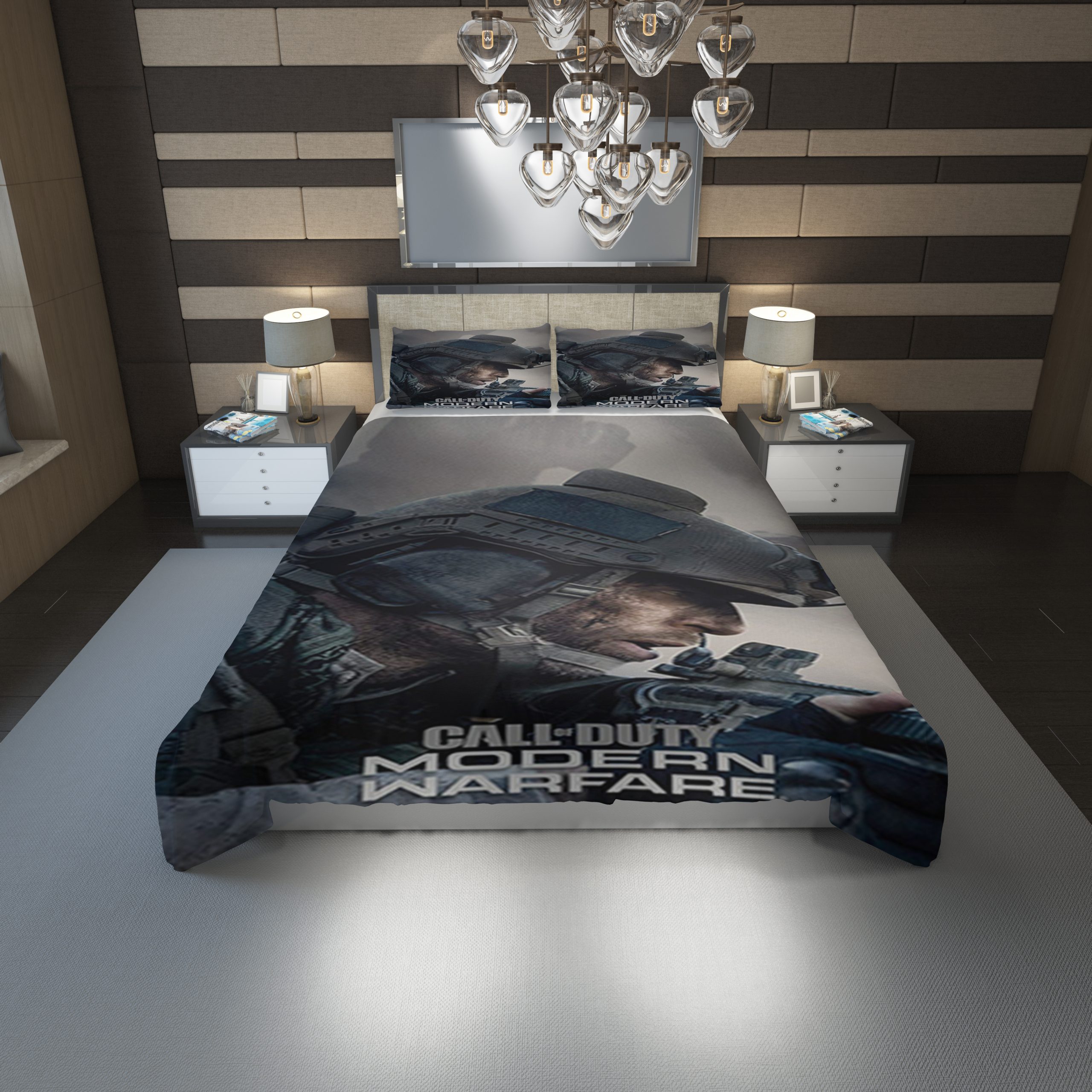 Call Of Duty Modern Warfare 2019 22 Duvet Cover and Pillowcase Set Bedding Set Call Of Duty Modern Warfare 2019 22 Duvet Cover and Pillowcase Set Bedding Set