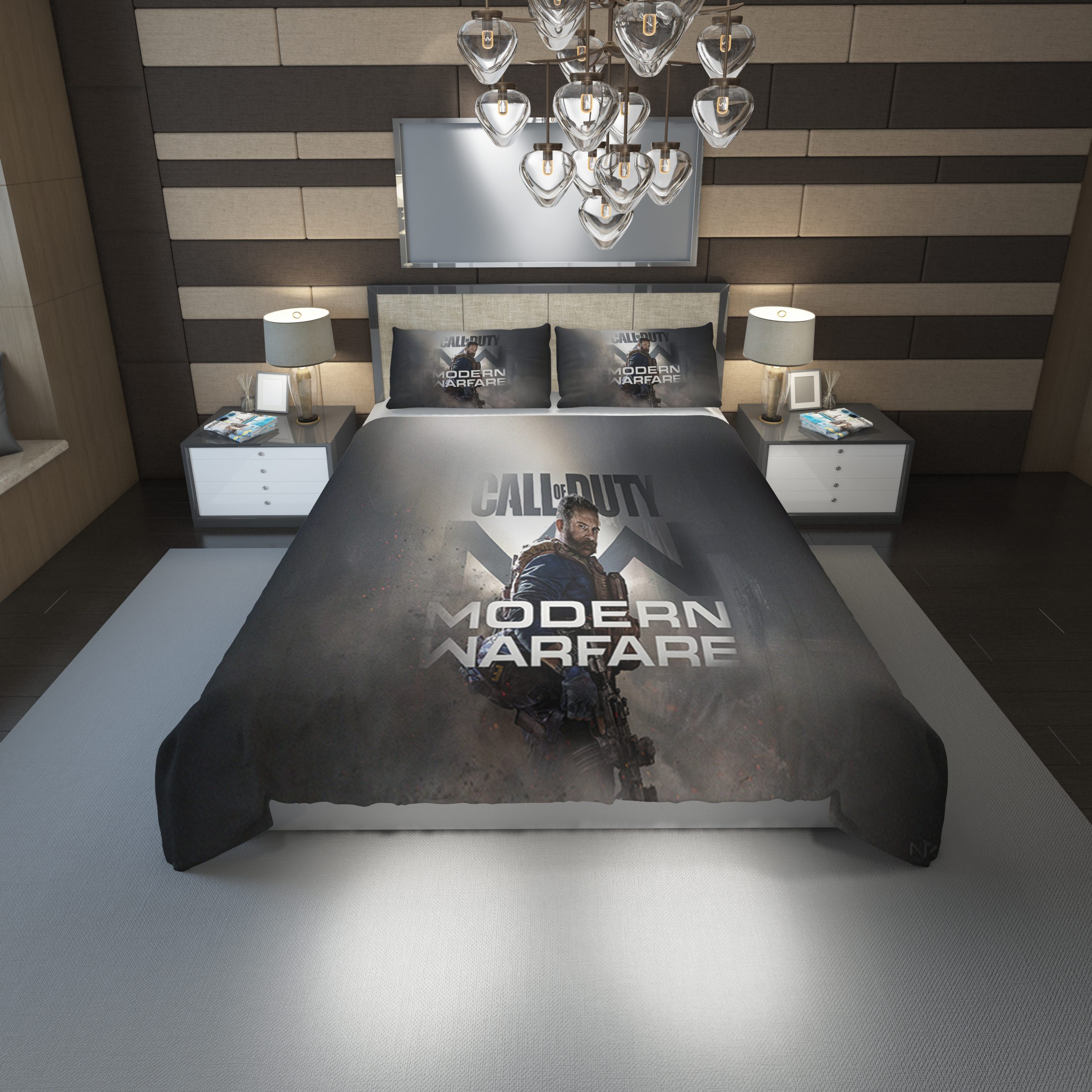 Call Of Duty Modern Warfare 43 Duvet Cover and Pillowcase Set Bedding Set Call Of Duty Modern Warfare 43 Duvet Cover and Pillowcase Set Bedding Set