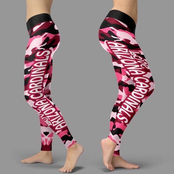 Camo Sporty Trending Fashion Fabulous Arizona Cardinals Leggings