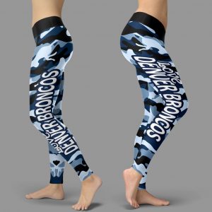 Camo Sporty Trending Fashion Fabulous Denver Broncos Leggings