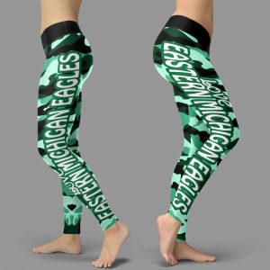 Camo Sporty Trending Fashion Fabulous Eastern Michigan Eagles Leggings