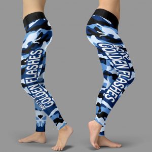 Camo Sporty Trending Fashion Fabulous Kent State Golden Flashes Leggings