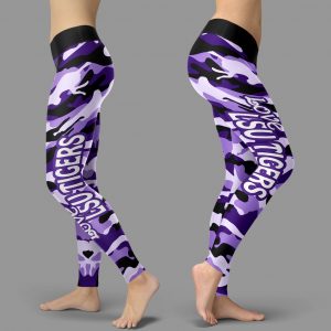 Camo Sporty Trending Fashion Fabulous LSU Tigers Leggings