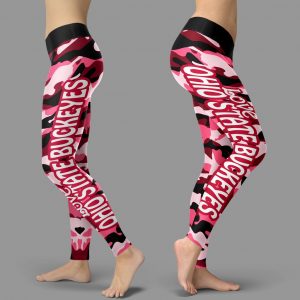 Camo Sporty Trending Fashion Fabulous Ohio State Buckeyes Leggings