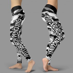 Camo Sporty Trending Fashion Fabulous Pittsburgh Penguins Leggings