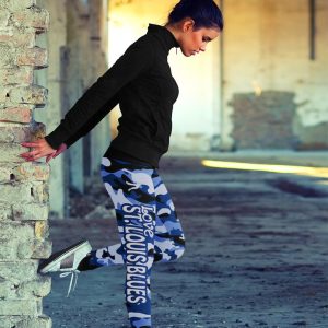 Camo Sporty Trending Fashion Fabulous St. Louis Blues Leggings