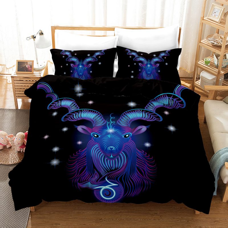 Capricorn Duvet Cover and Pillowcase Set Bedding Set Capricorn Duvet Cover and Pillowcase Set Bedding Set