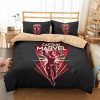 Captain Marvel 2 Duvet Cover and Pillowcase Set Bedding Set 296