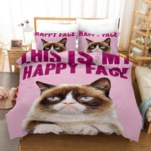 Cat 1 Duvet Cover and Pillowcase Set Bedding Set