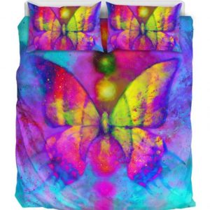 Chakra Butterfly Duver Duvet Cover and Pillowcase Set Bedding Set