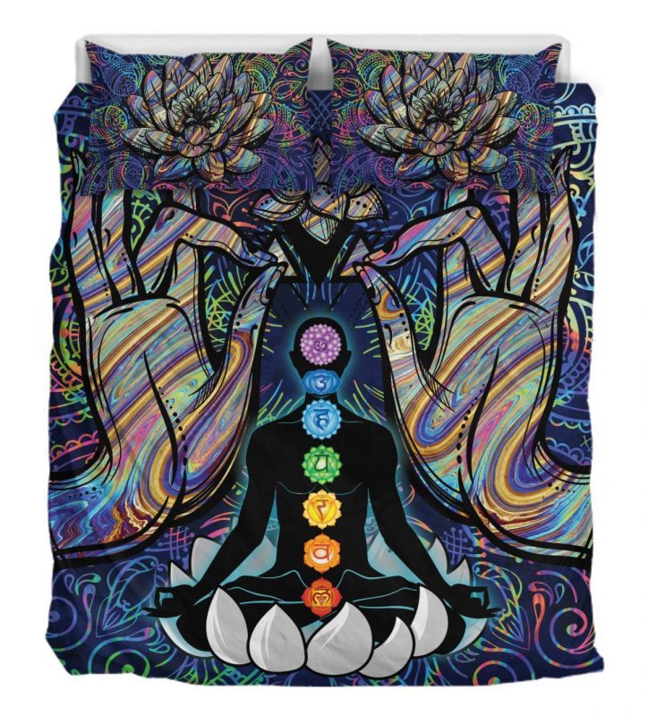 Chakra Meditate Duver Duvet Cover and Pillowcase Set Bedding Set Chakra Meditate Duver Duvet Cover and Pillowcase Set Bedding Set