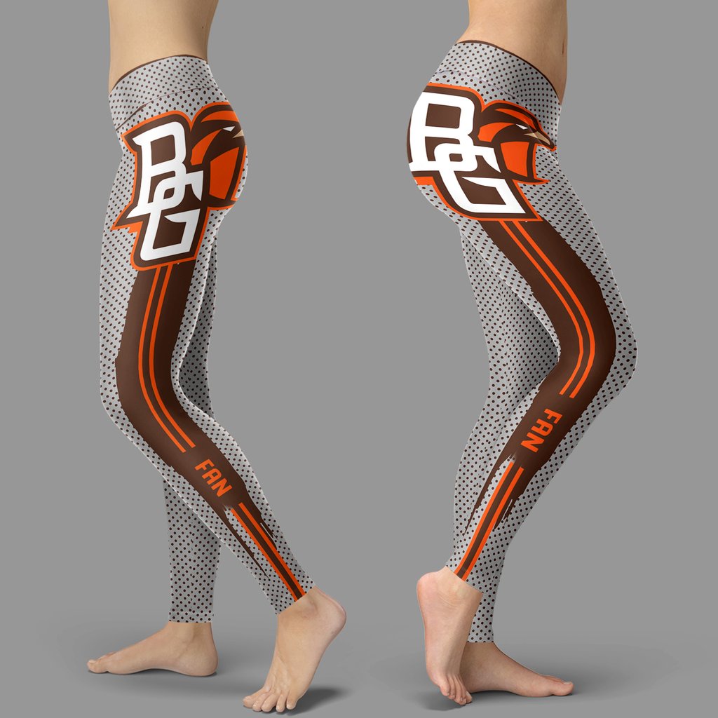 Charming-Lovely-Little-Dots-Along-Body-Bowling-Green-Falcons-Leggings-1