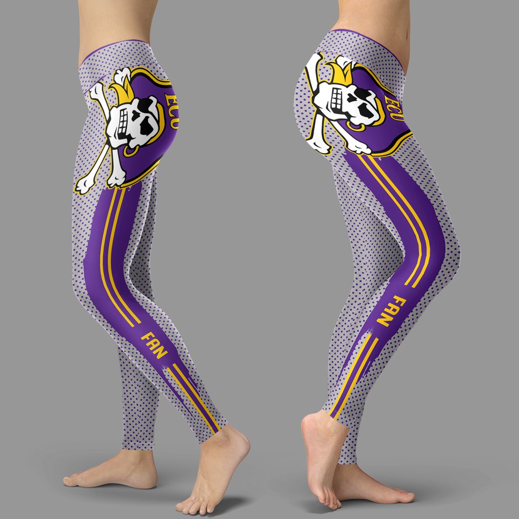 Charming-Lovely-Little-Dots-Along-Body-East-Carolina-Pirates-Leggings-1