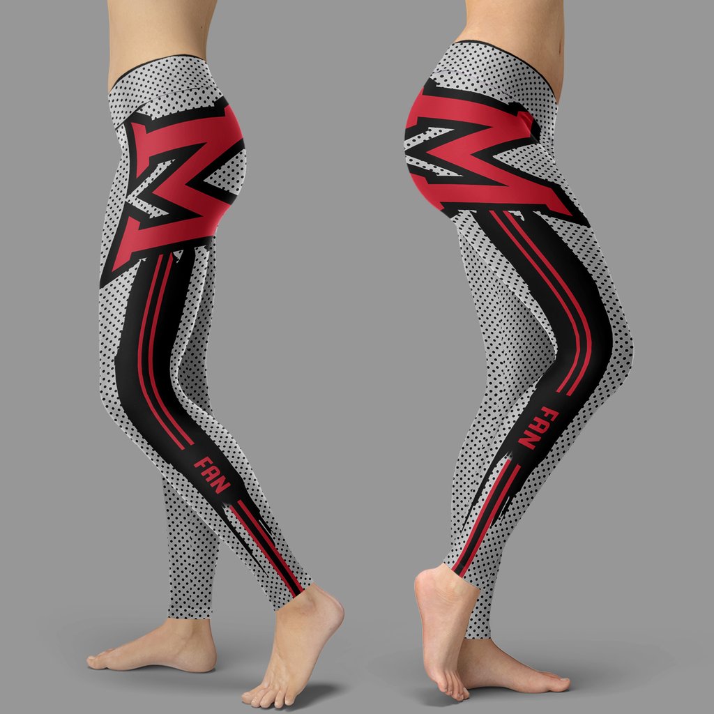 Charming-Lovely-Little-Dots-Along-Body-Miami-RedHawks-Leggings-1