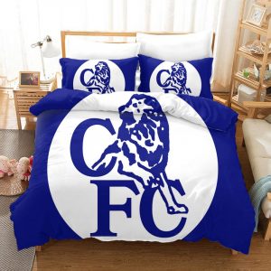 Chelsea Fc Duvet Cover and Pillowcase Set Bedding Set 845