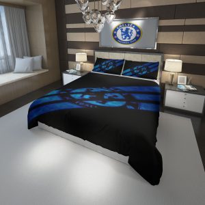 Chelsea Fc Football Club 1 Duvet Cover and Pillowcase Set Bedding Set