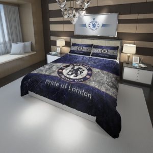 Chelsea Fc Football Club 2 Duvet Cover and Pillowcase Set Bedding Set
