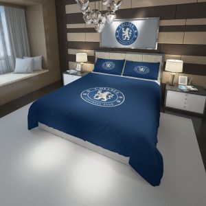 Chelsea Fc Football Club 3 Duvet Cover and Pillowcase Set Bedding Set
