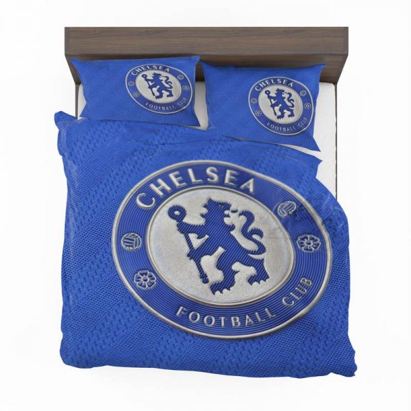 Chelsea Fc Football Club Duvet Cover and Pillowcase Set Bedding Set 717