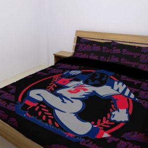 Chicago White Sox Duvet Cover and Pillowcase Set Bedding Set 1009