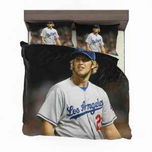 Clayton Kershaw Baseball Pitcher Los Angeles Dodgers? Duvet Cover and Pillowcase Set Bedding Set