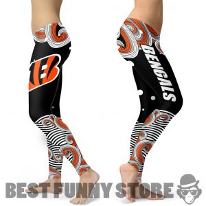 Colorful Summer With Wave Cincinnati Bengals Leggings